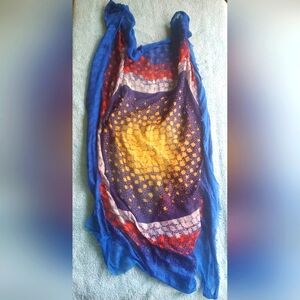Light, colorful scarf/wrap